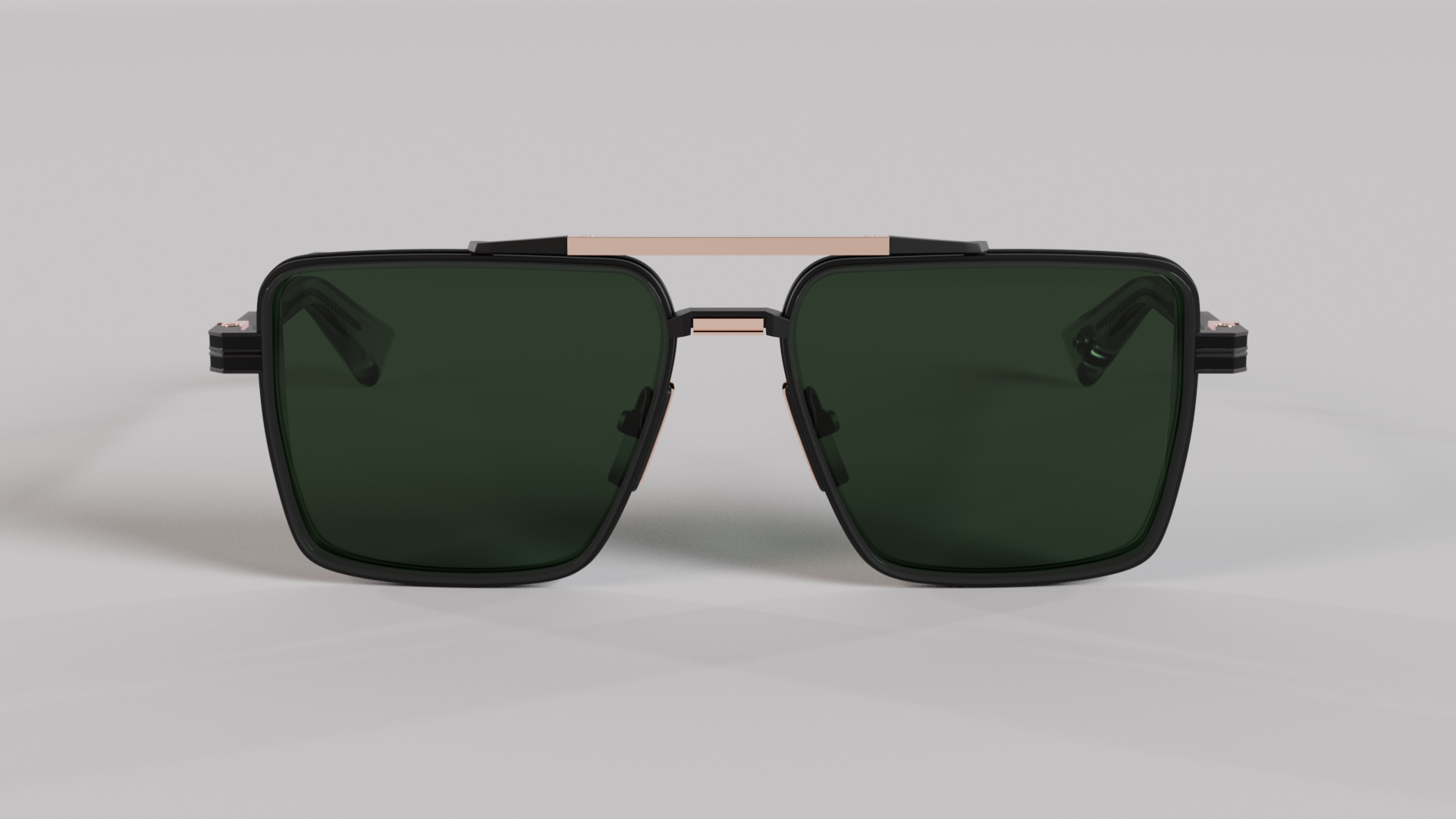 Masunaga MOC 001 Color C — Matte Black / Grey Crystal