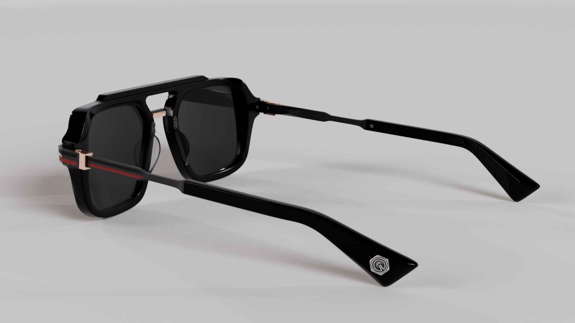 Masunaga MOC 002 Color C — Black / Matte Black
