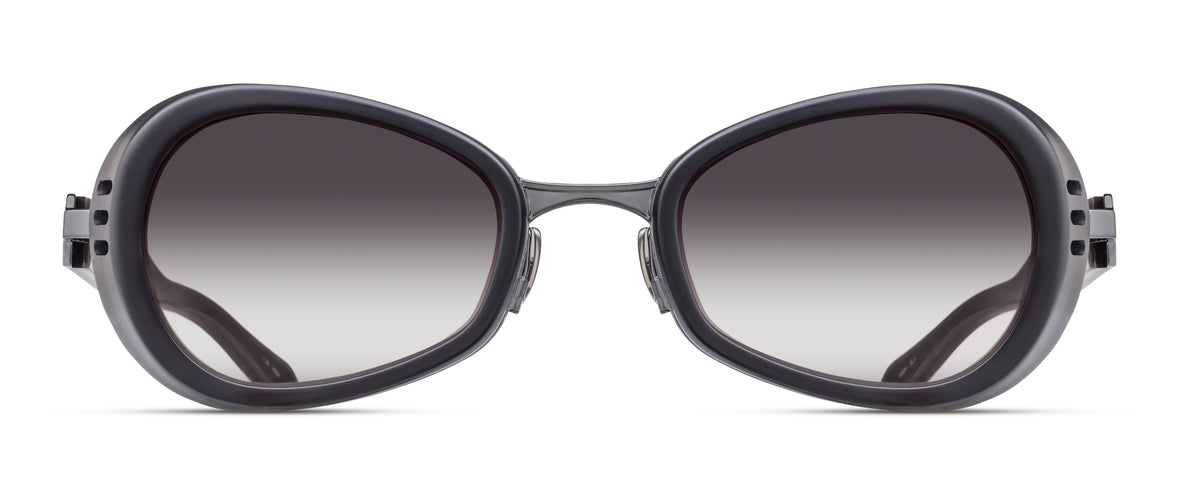 Matsuda 10616H Sunglasses MATTE BLACK BLACK Front