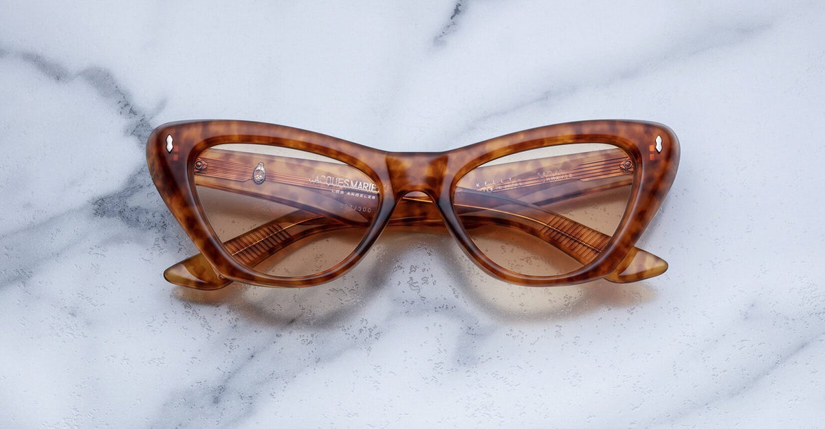Jacques Marie Mage Kelly Sunglasses in 1R Camel Yellow