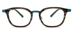 Bevel Alfie in Tu, handmade Japanese eyewear at Visionary Optics NYC