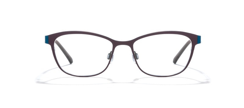 Bevel Vera in Granite/Midnight Blue, handmade Japanese eyewear at Visionary Optics NYC