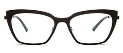 Bevel Jeune Lion in Black/Purple Dream, handmade Japanese eyewear at Visionary Optics NYC