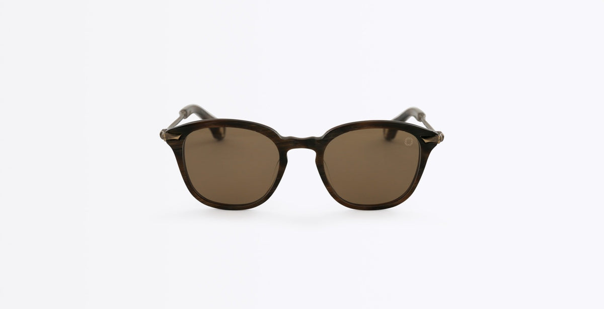 Blake Kuwahara BK1000 Sunglasses in Brown Horn
