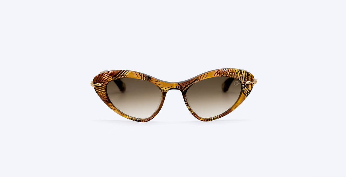 Blake Kuwahara BK1012 Optical in Brown Straw