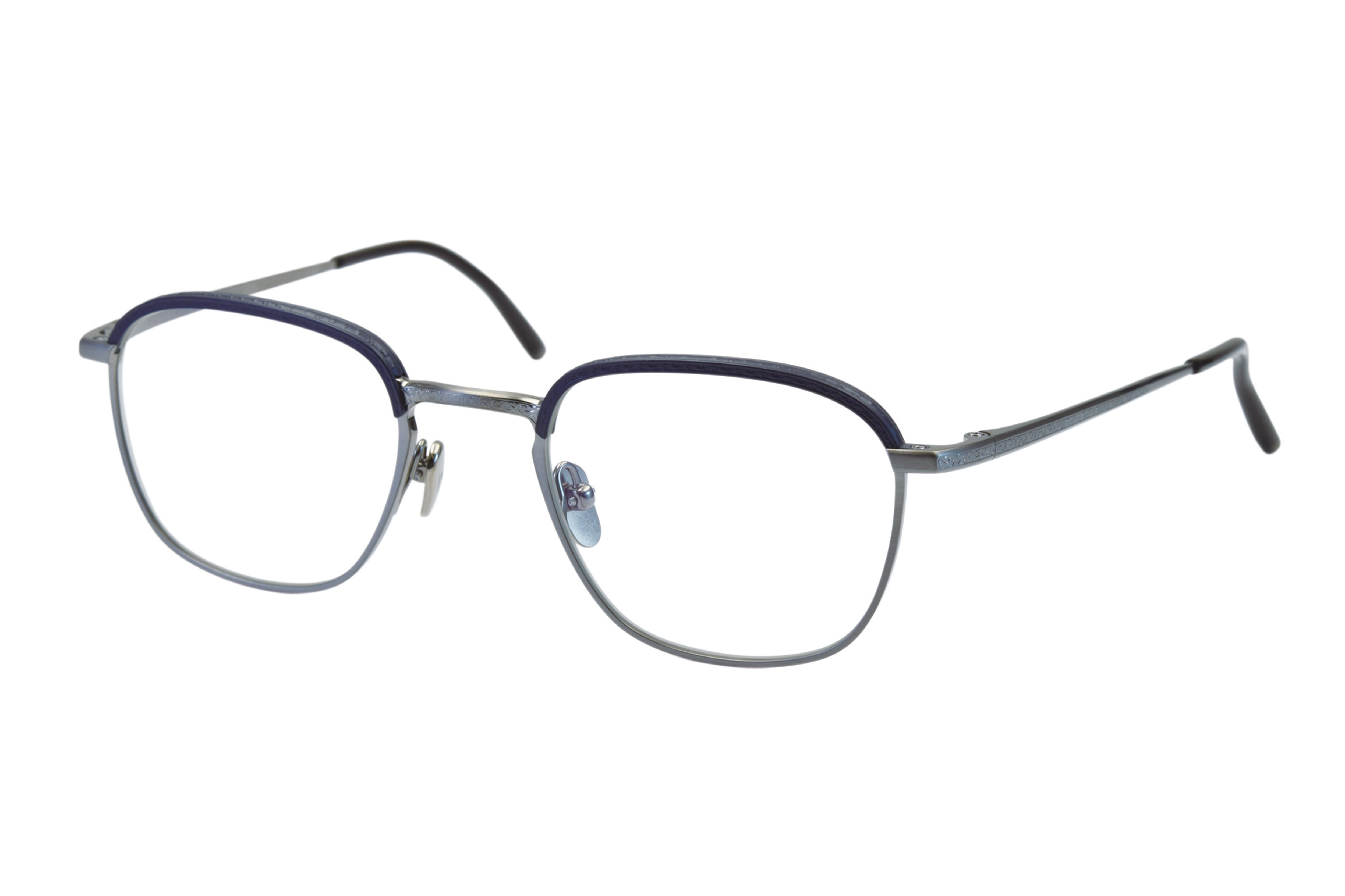 Masunaga x Kenzo Takada Capella Optical 21 Gunmetal/Blue