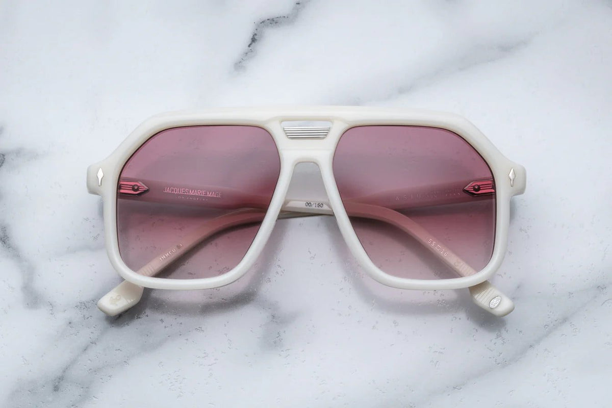 Jacques Marie Mage Casius Sunglasses in 8X Lotus Marron
