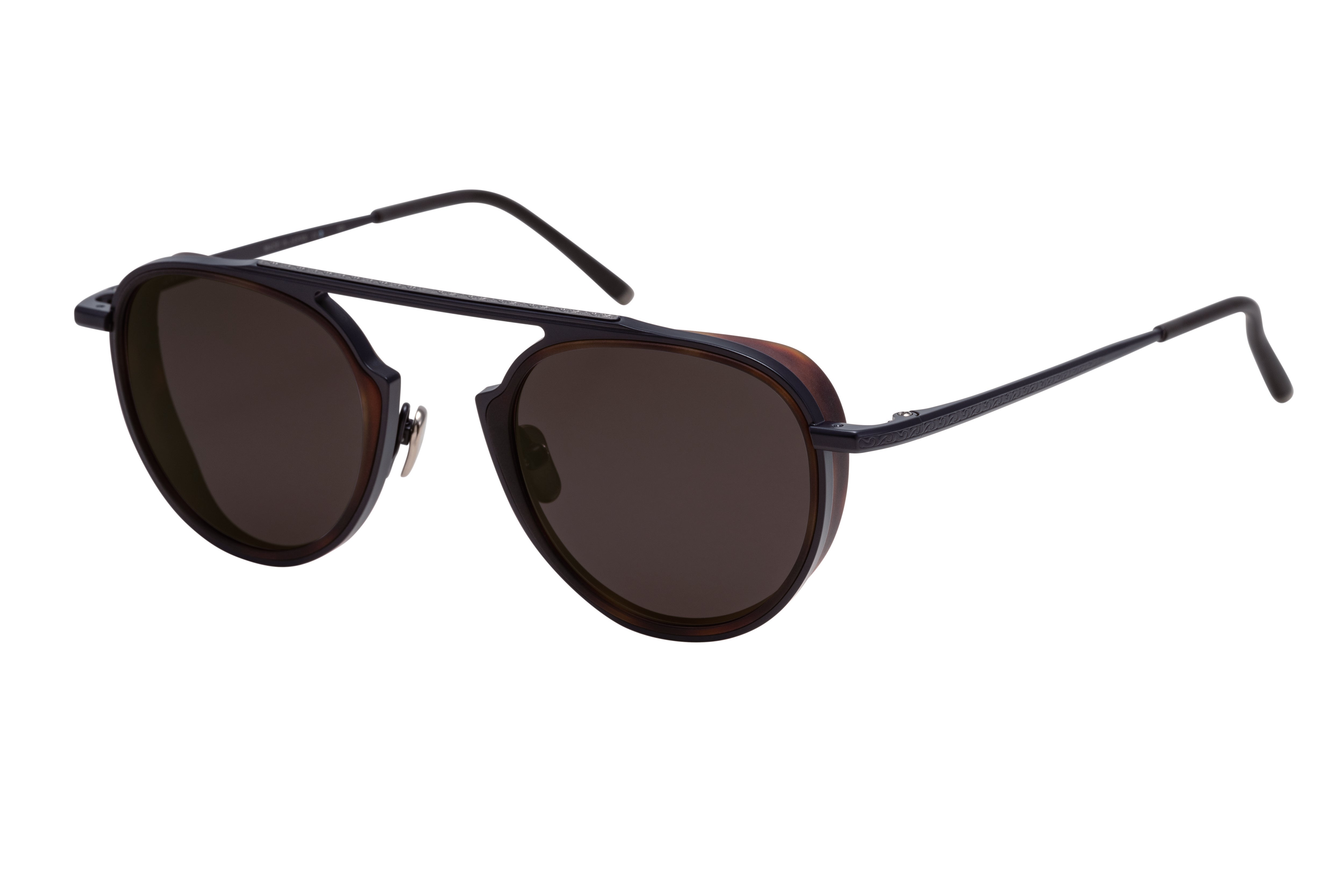 Masunaga x Kenzo Takada Centaurus Sunglasses S35 Demi/Navy
