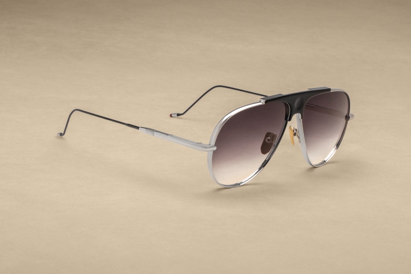 Jacques Marie Mage Daido in 41 Silver Crescent Gradient - Side View