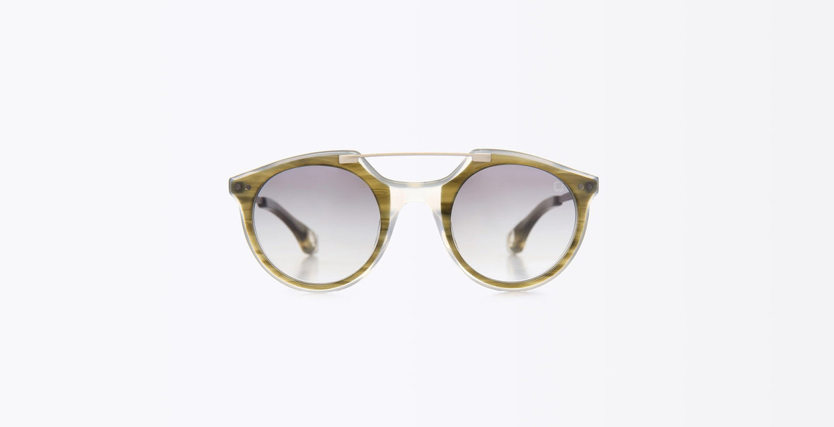 Blake Kuwahara Eichler Sunglasses in Olive Horn