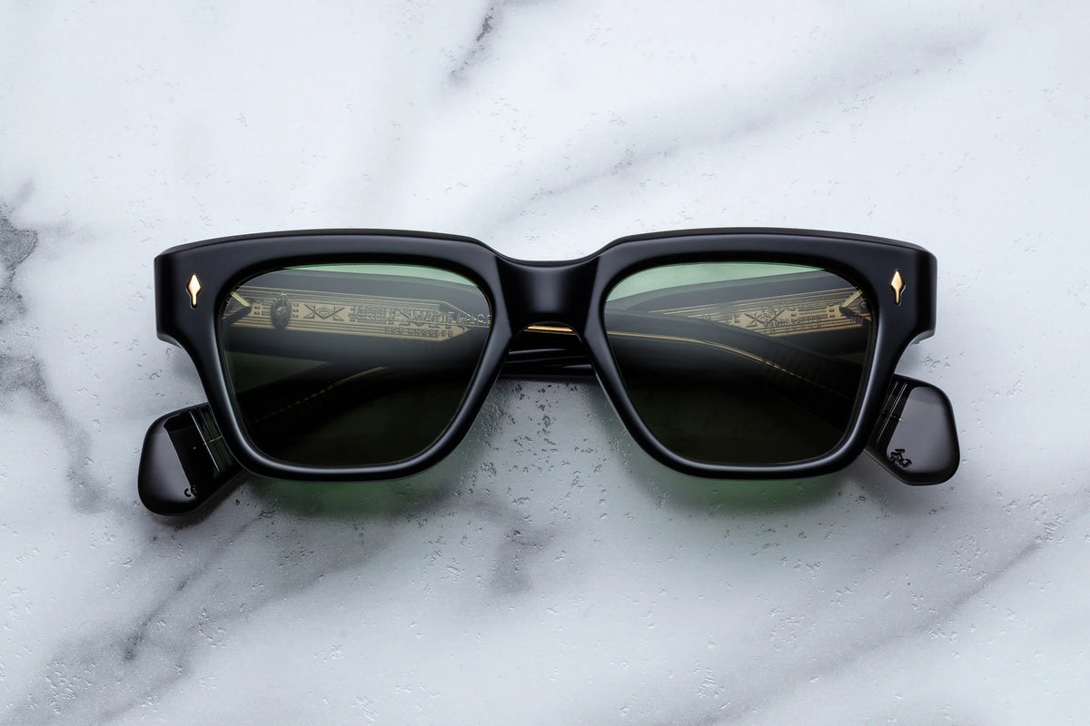 Jacques Marie Mage Fellini Sunglasses in Venom Deep Vintage Green