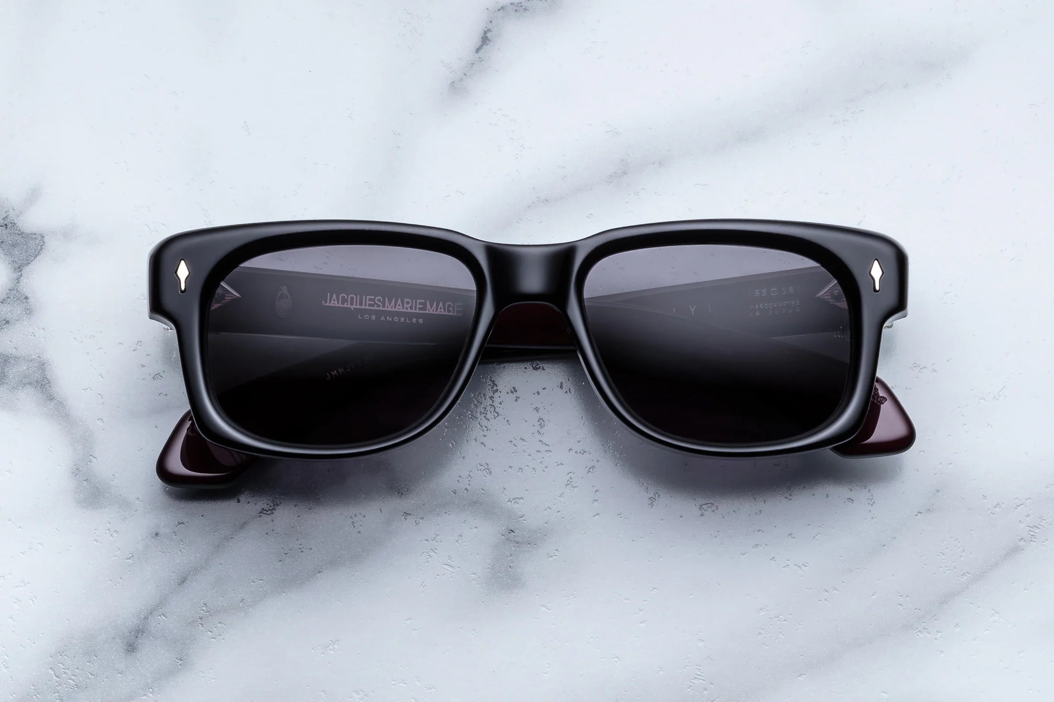 Jacques Marie Mage Fly Sunglasses in 6P Bloodstone