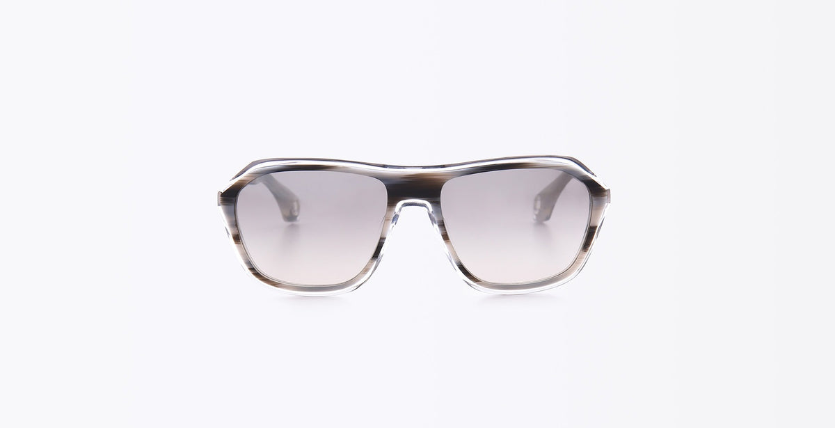 Blake Kuwahara Gilbert Sunglasses in Grey Horn