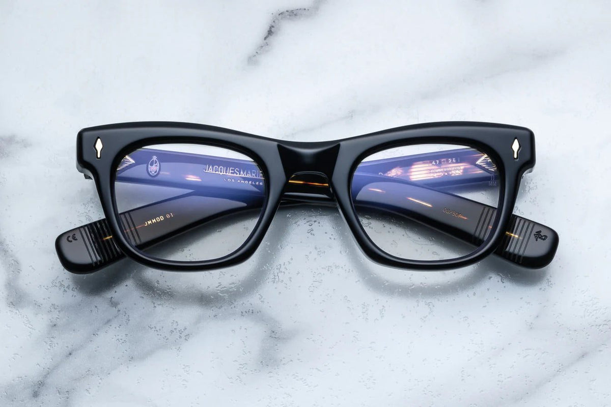 Jacques Marie Mage Godard Optical in 01 Noir Superlight Grey