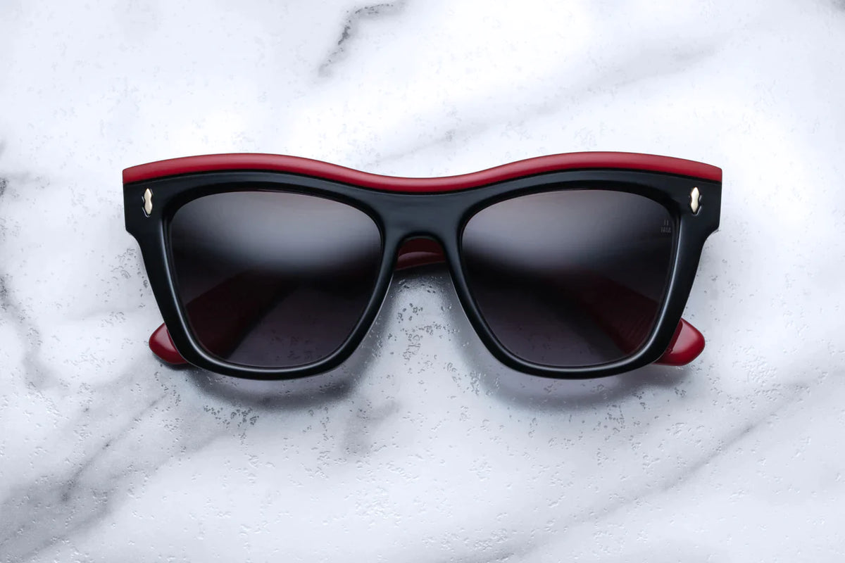 Jacques Marie Mage Gordon Sunglasses in 9N Nightfall Jet