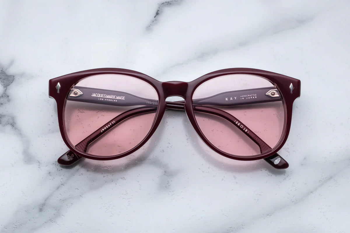 Jacques Marie Mage Kay Sunglasses in 3S Reserve Rosa Mineral Glass
