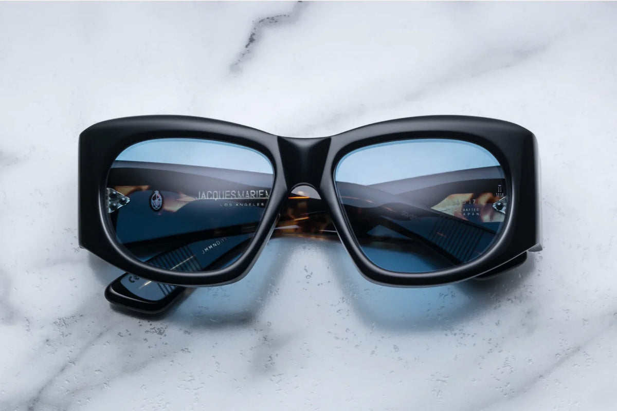 Jacques Marie Mage Nadja Sunglasses in 01 Noir Azure