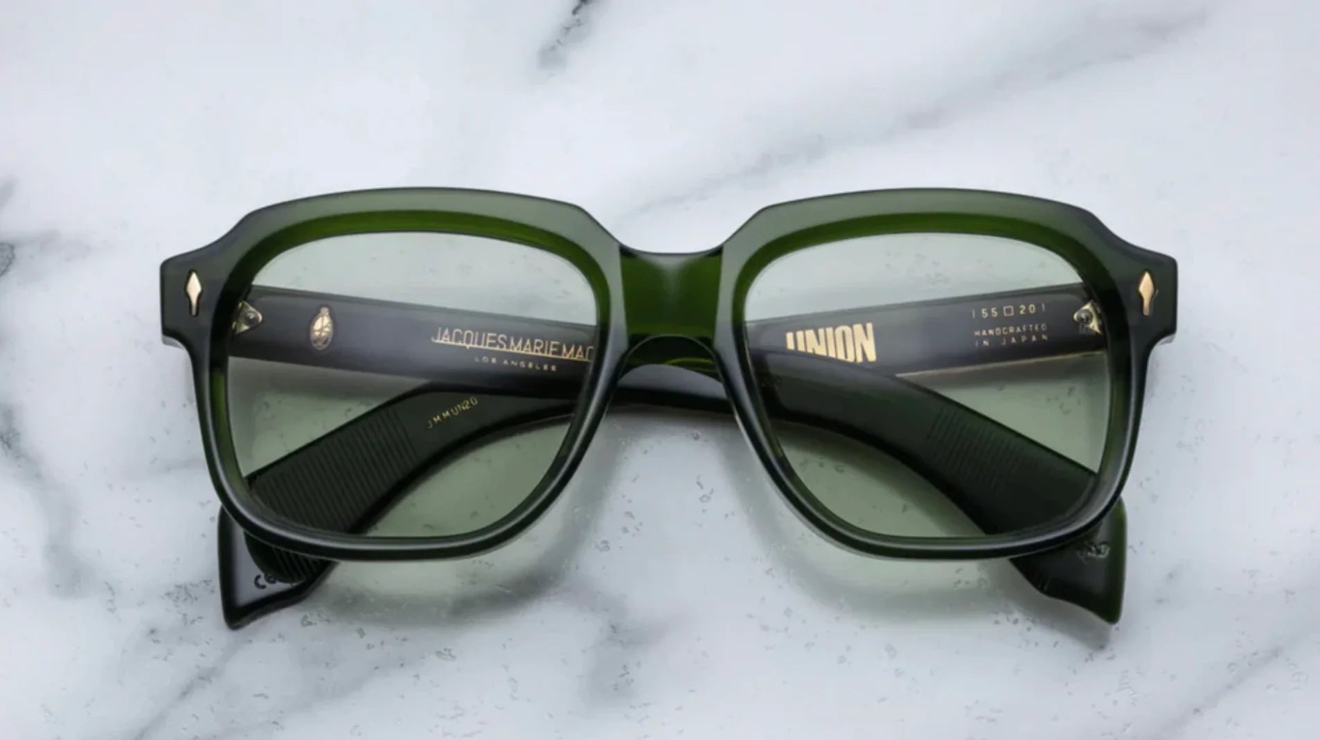 Jacques Marie Mage Union in 20 Rover Green - Luxury Eyewear