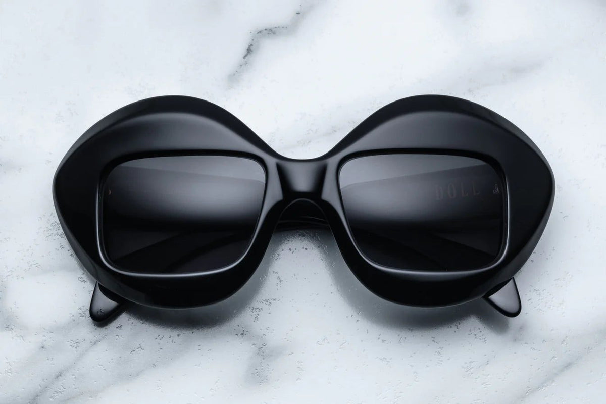 Jacques Marie Mage Doll Sunglasses in 88 Black Jet