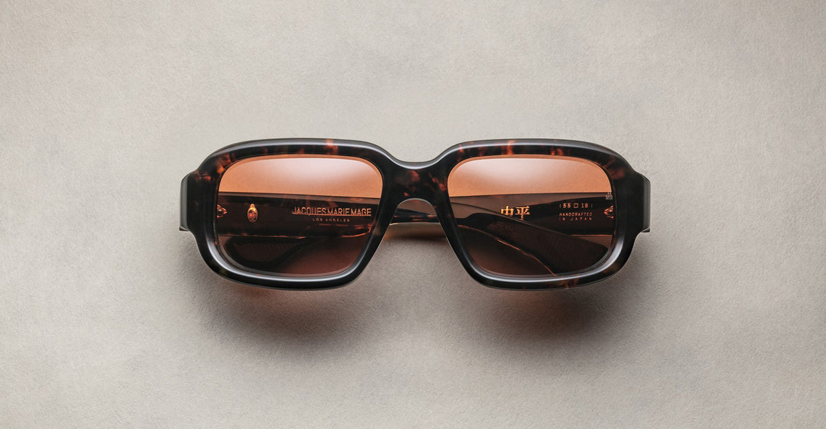 Jacques Marie Mage Nakahira Sunglasses in 6D Agar Sienna