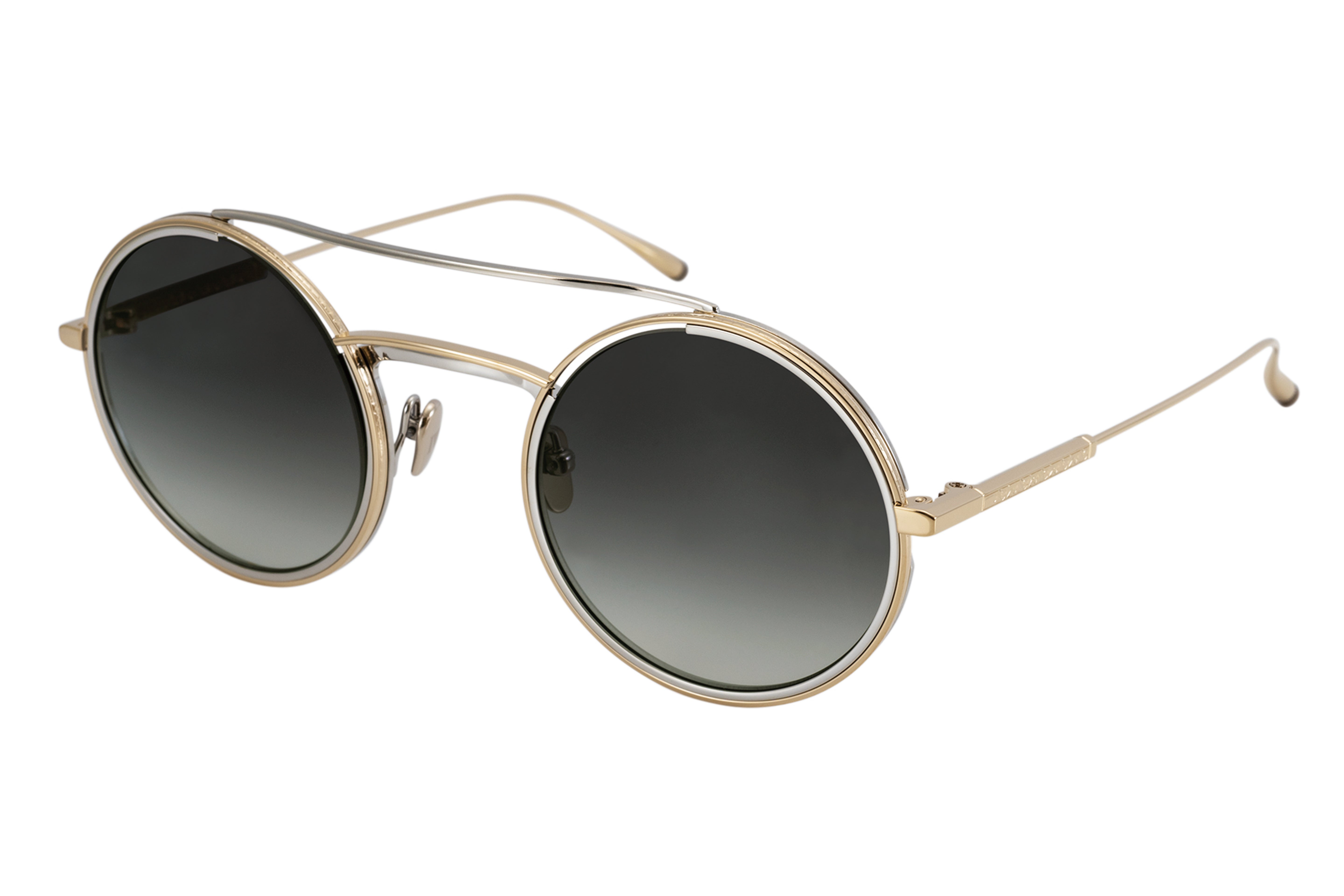 Masunaga x Kenzo Takada Jet Sunglasses - S11 Gold/Silver