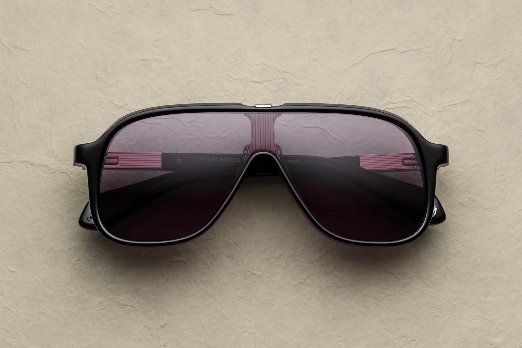 Jacques Marie Mage Kurokawa in 88 Black Jet Nylon - Luxury Eyewear