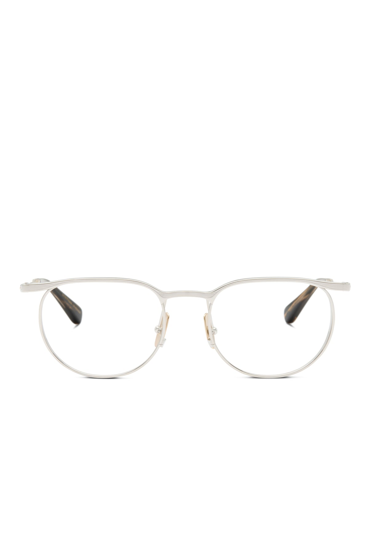Lunetterie Générale Doux Déjà Vu Optical in Palladium/16K Gold & Camo Tortoise