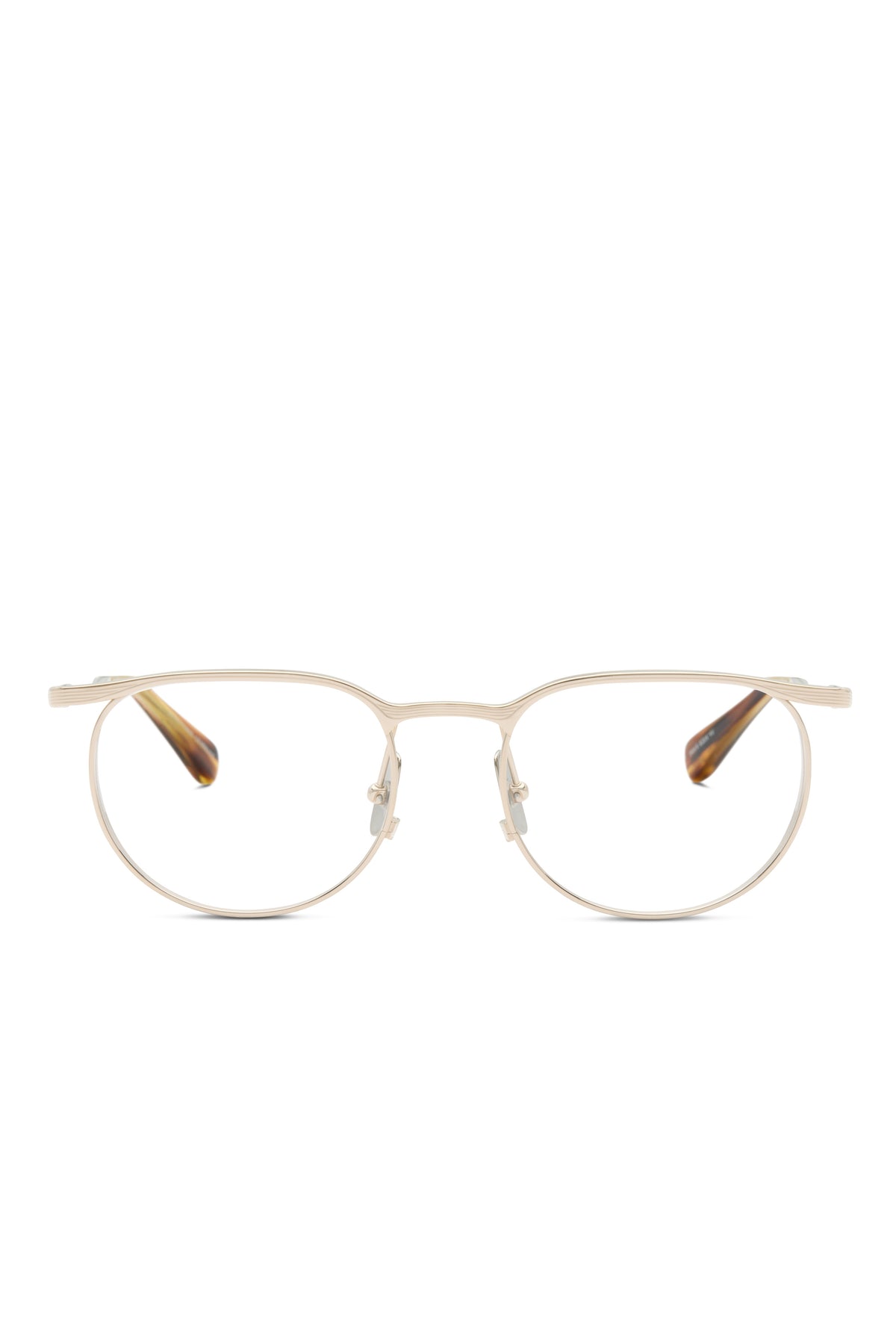 Lunetterie Générale Doux Déjà Vu Optical in 16K Gold/Palladium & Amber Tortoise