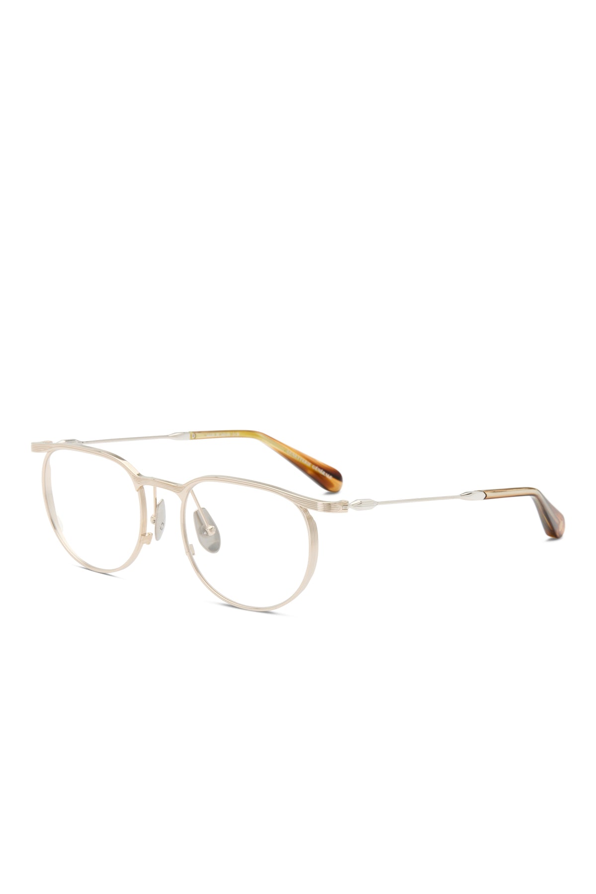 Lunetterie Générale Doux Déjà Vu Optical in 16K Gold/Palladium & Amber Tortoise