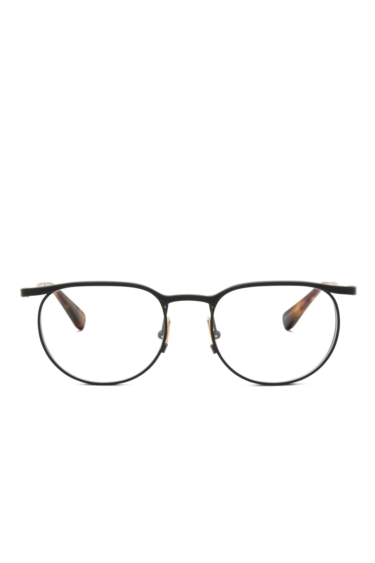 Lunetterie Générale Doux Déjà Vu Optical in Black/16K Gold & Medium Tortoise