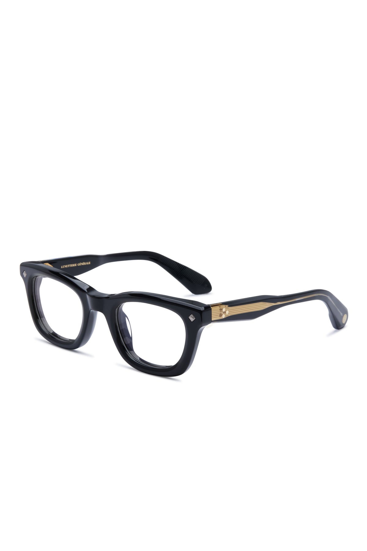 Lunetterie Générale Forever Young Optical in Black/24K Gold