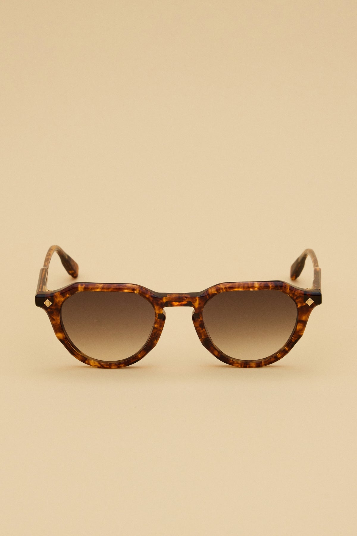 Lunetterie Générale Hedonist Sunglasses in Tiger Tortoise/Gradient Brown