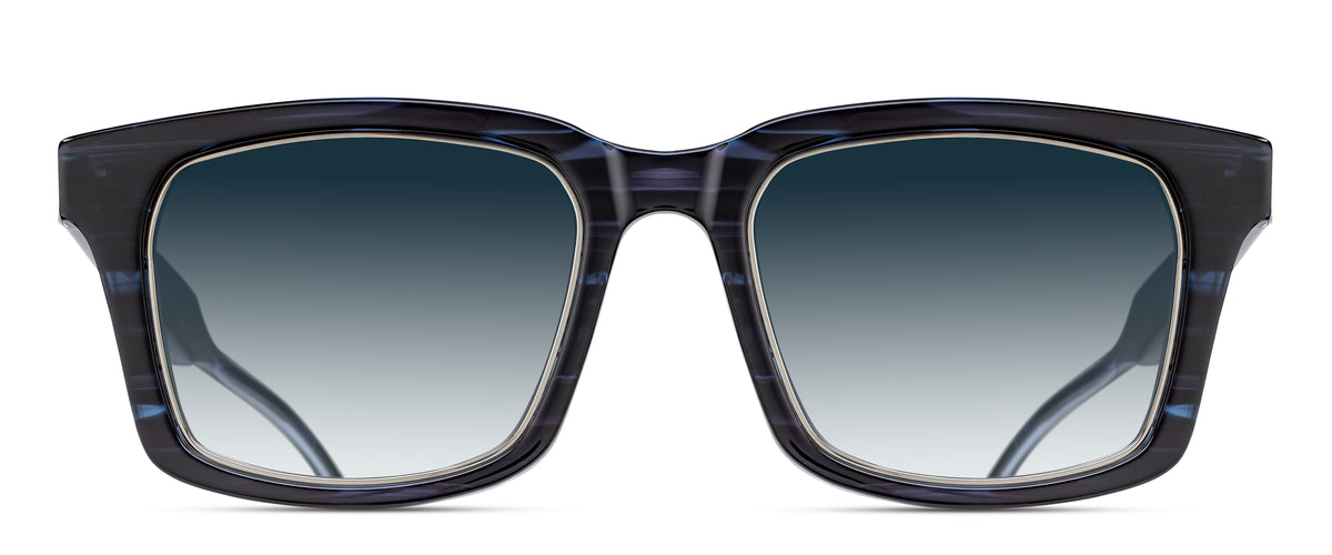 Matsuda M1040 in BLD BLUE DEMI - Luxury Eyewear