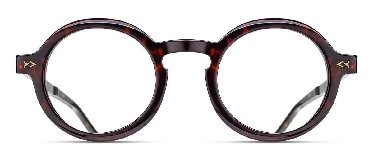 Matsuda M2067 Optical in Dark Tortoise - Antique Gold