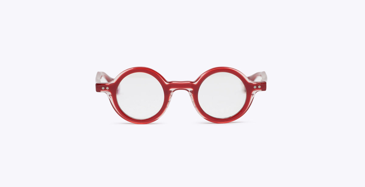 Blake Kuwahara Mead Optical in Red
