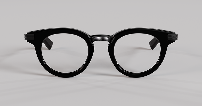 Masunaga MOC 006 Color C — Matte Black / Black