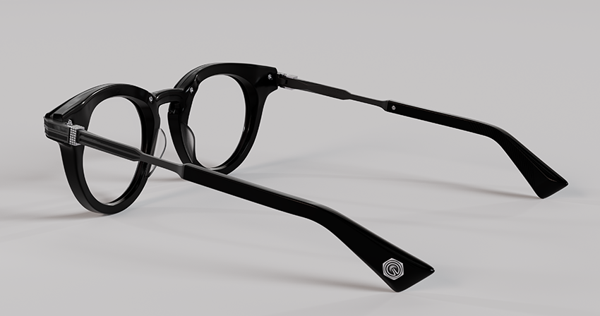 Masunaga MOC 006 Color C — Matte Black / Black