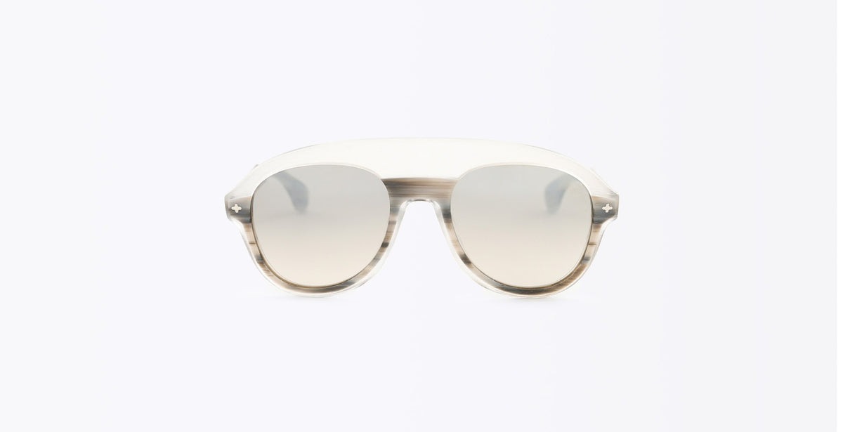 Blake Kuwahara Moore Optical in Grey Horn