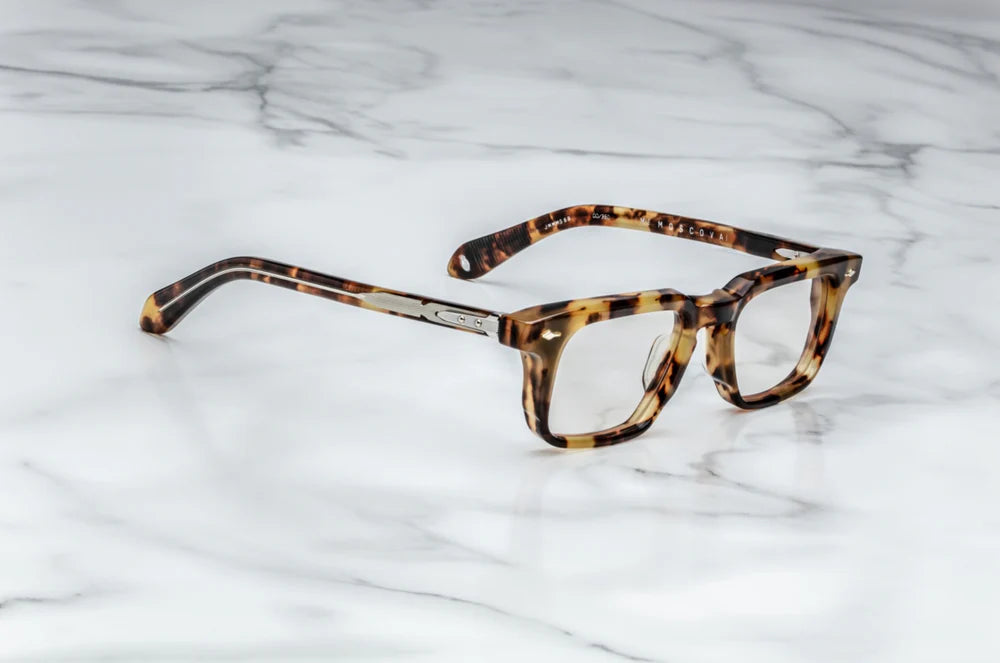Jacques Marie Mage Moscova (Optical) in 8B Havana 8 Superlight Bronze - Side View