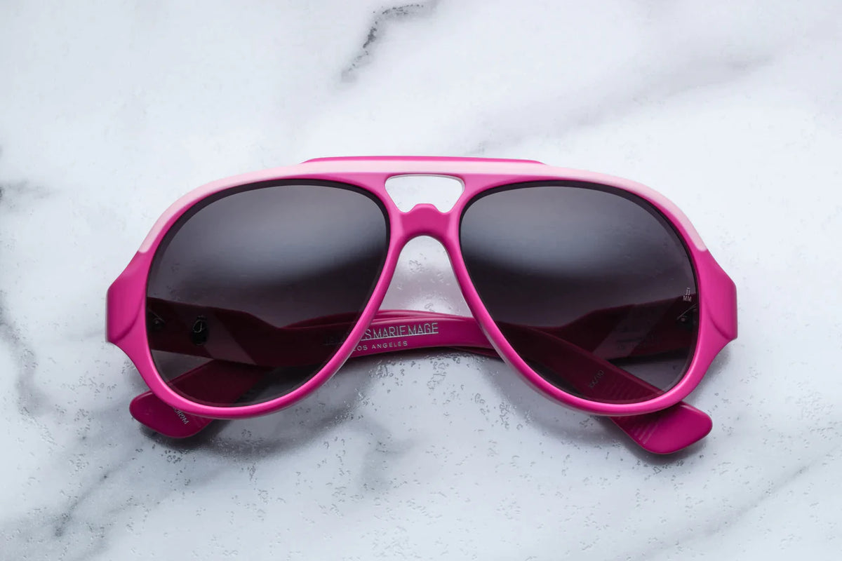 Jacques Marie Mage Orion Sunglasses in Azalea Jet