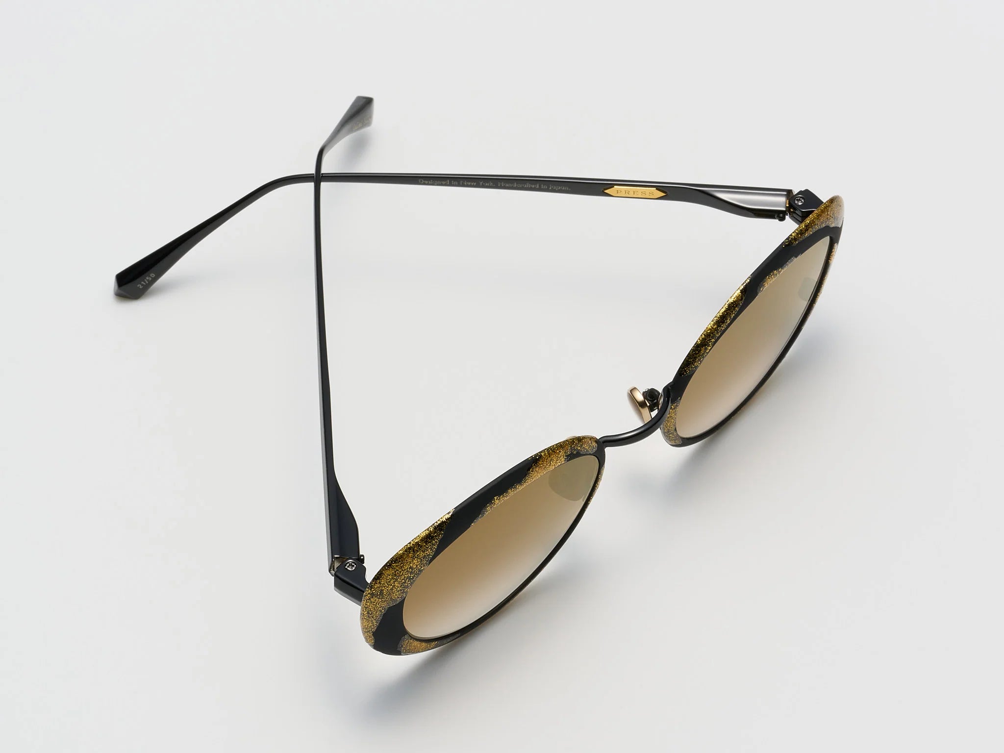 Press Bel Air Gold Leaf Sunglasses