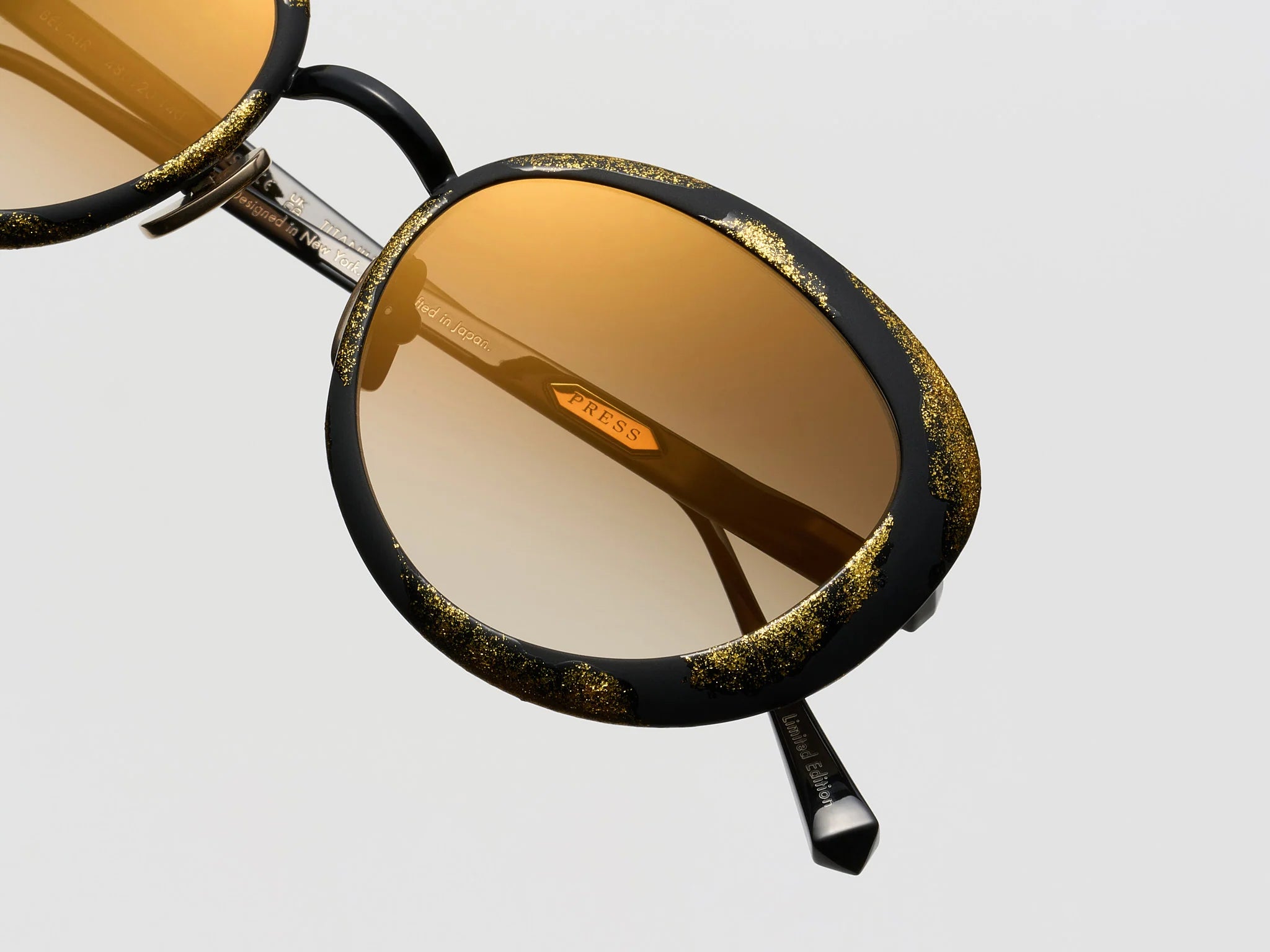 Press Bel Air Gold Leaf Sunglasses