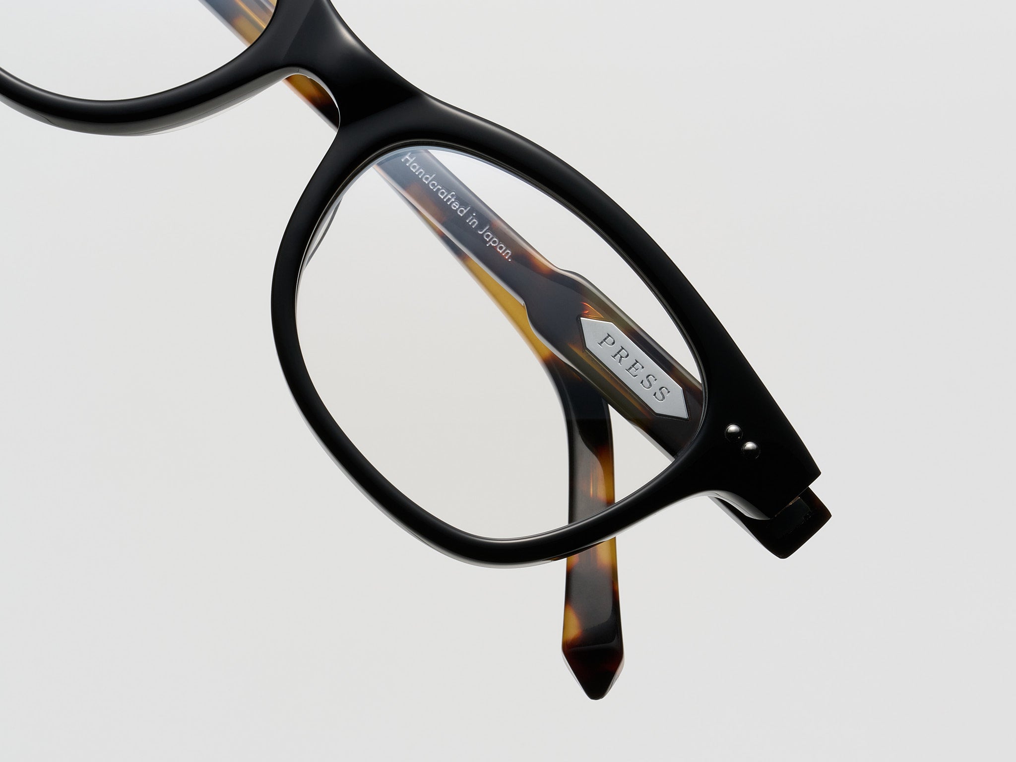 Press The Bribe Optical Black Tortoise / Silver