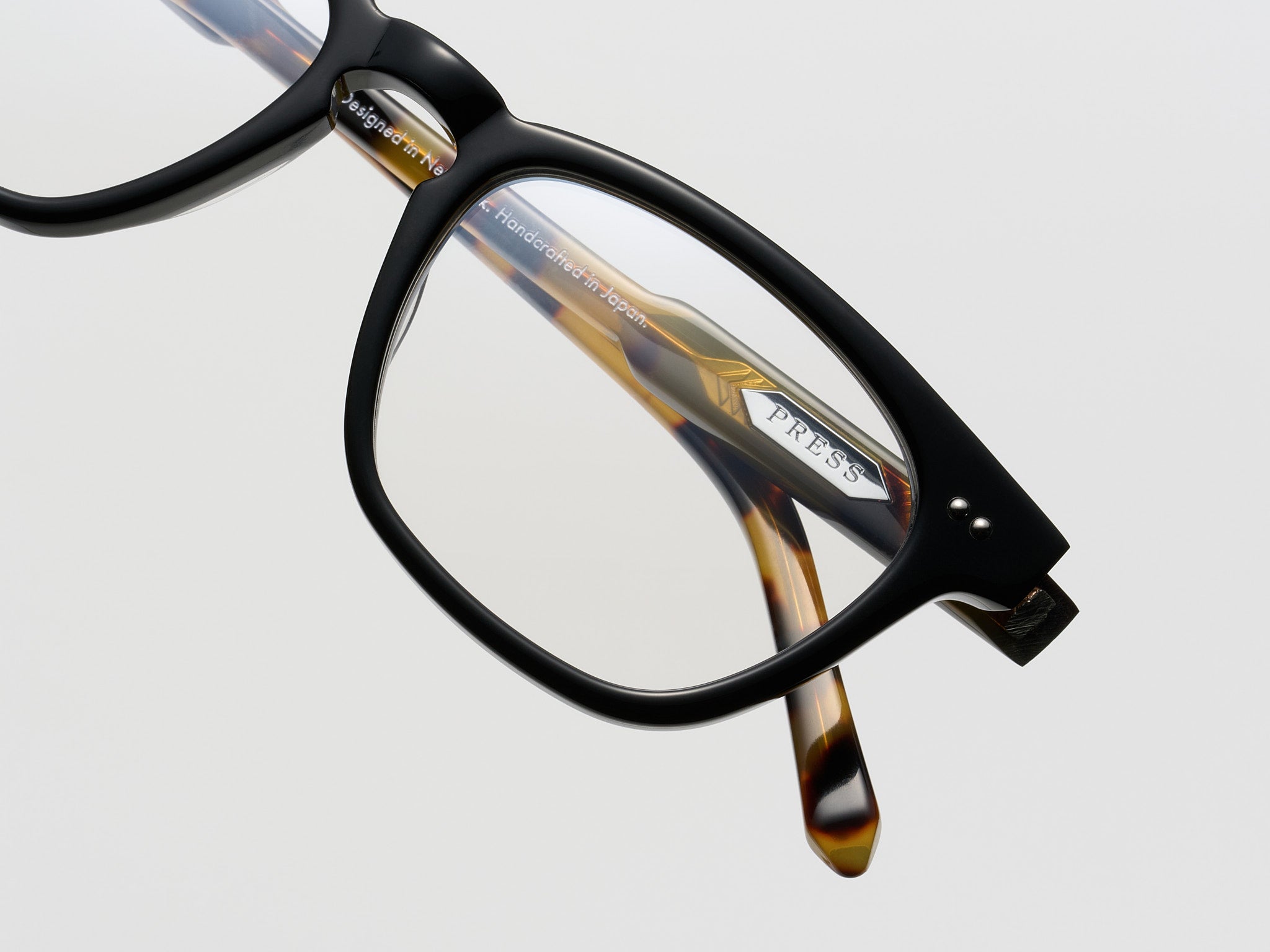 Press The Choice Optical Black Tortoise / Silver