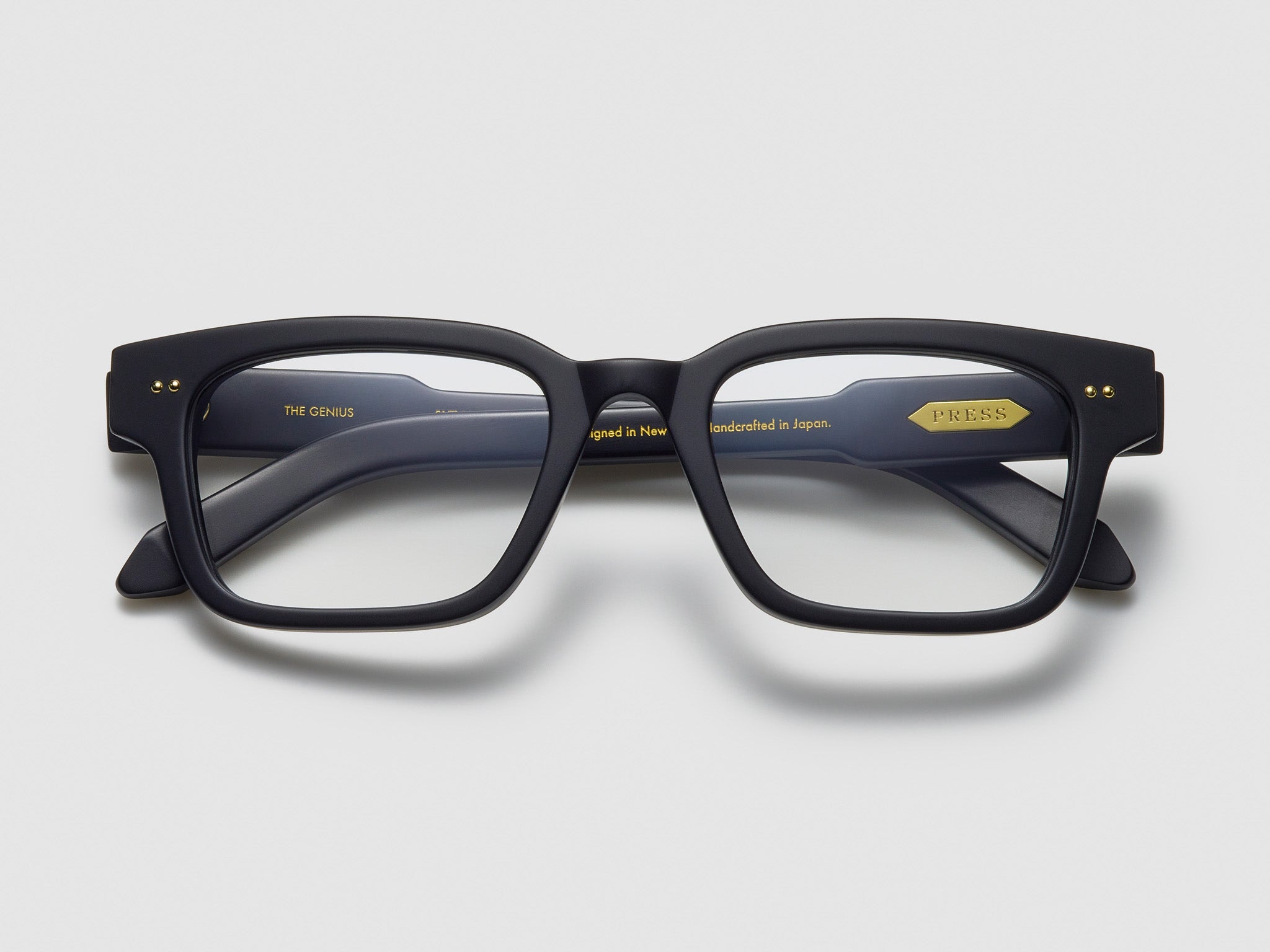 Press The Genius Optical Matte Black / Gold