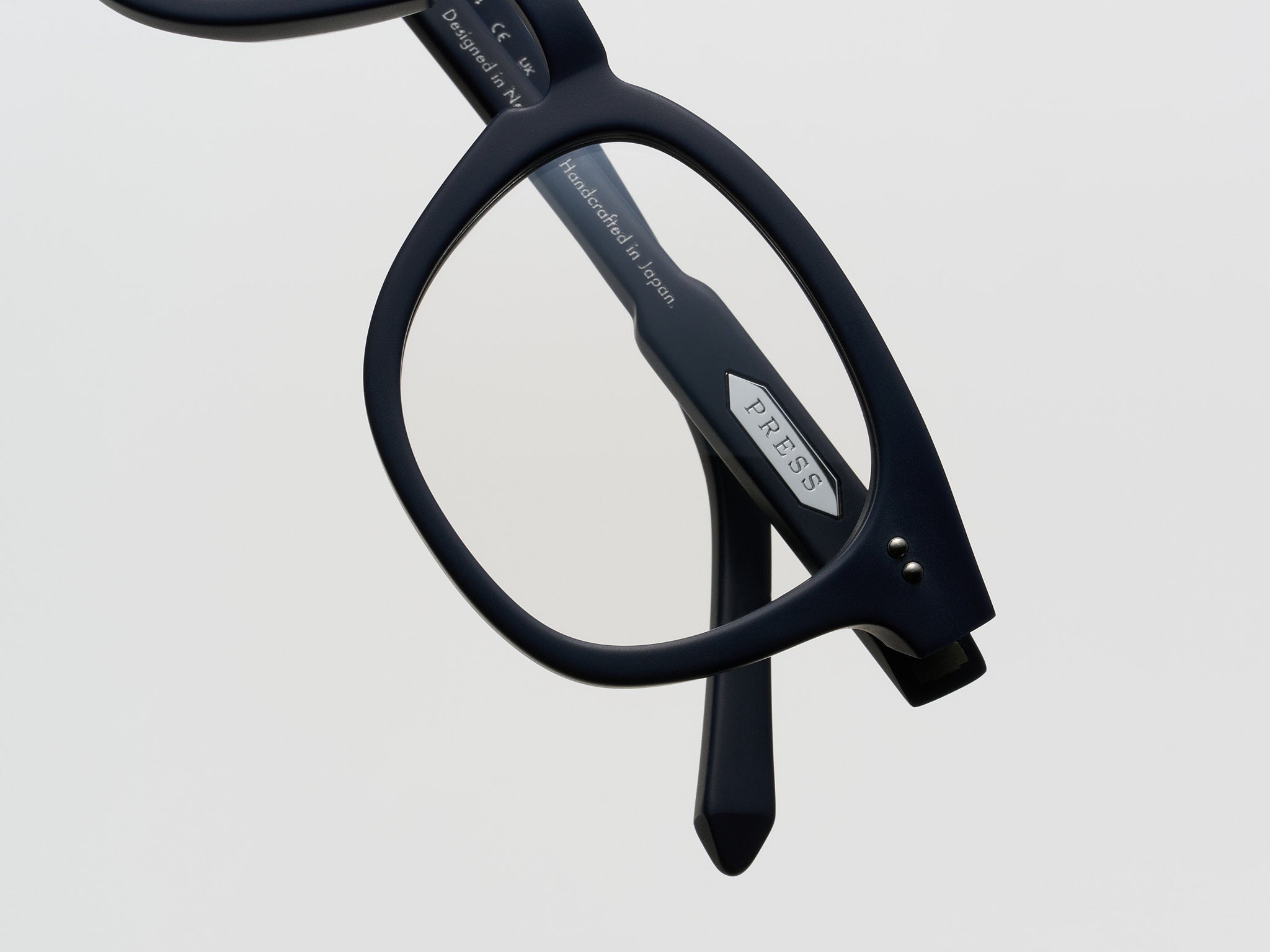 Press The Rebel Optical Matte Navy / Silver