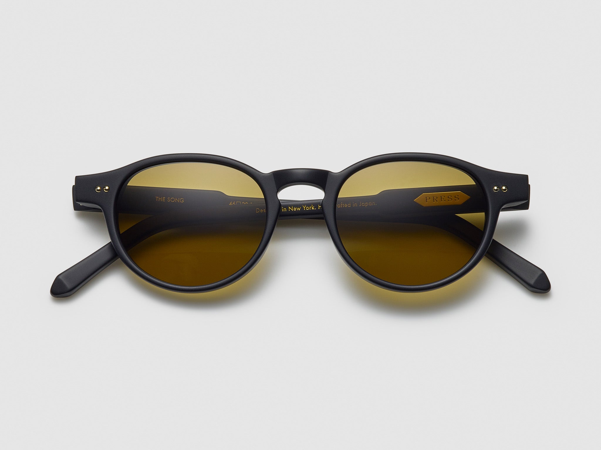Press The Song Matte Black / Gold