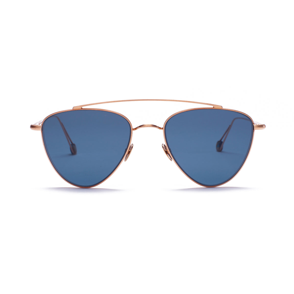 Pyramides Rose Gold/Blue - front