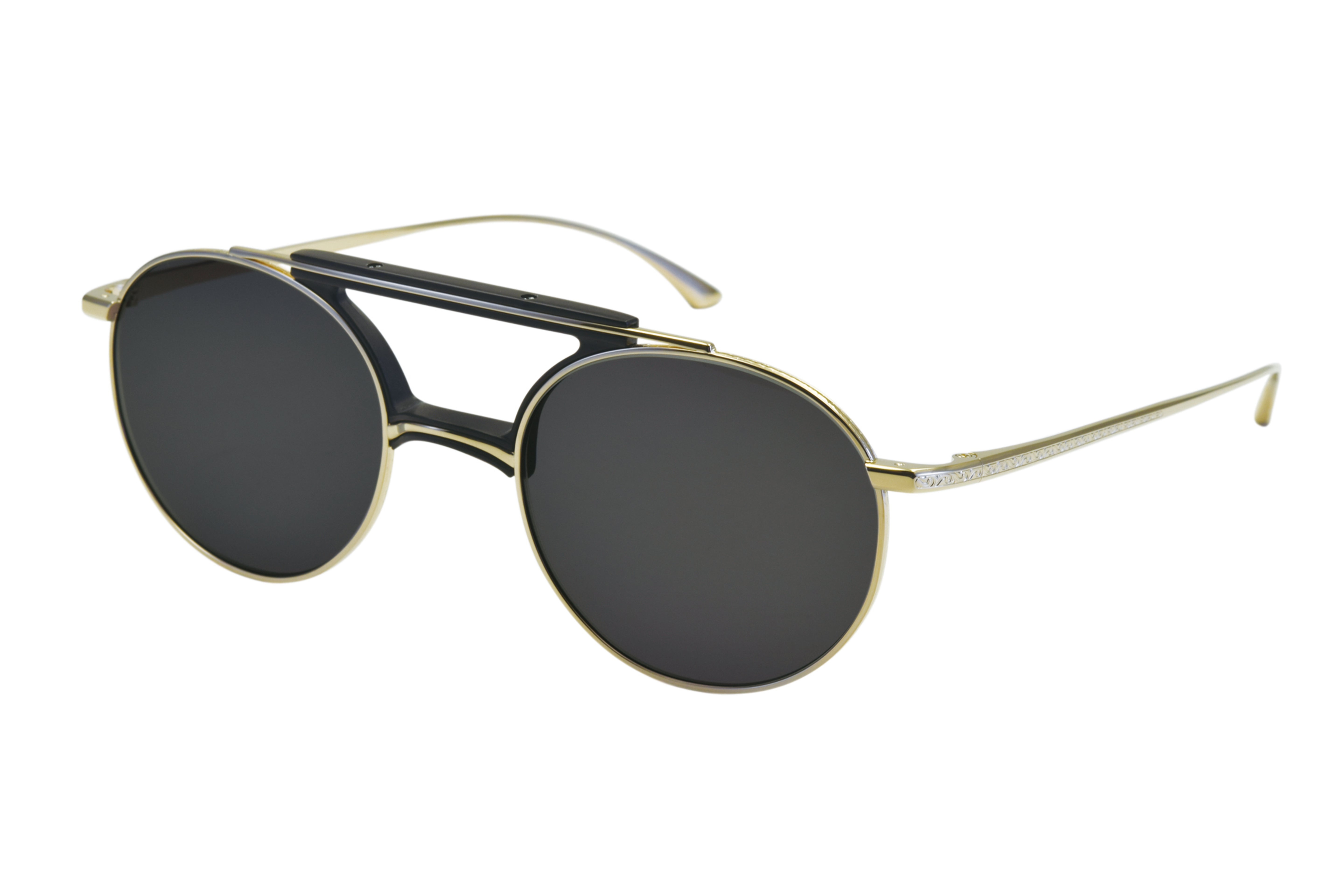 Masunaga x Kenzo Takada Ryu Sunglasses - 19 Black/Gold