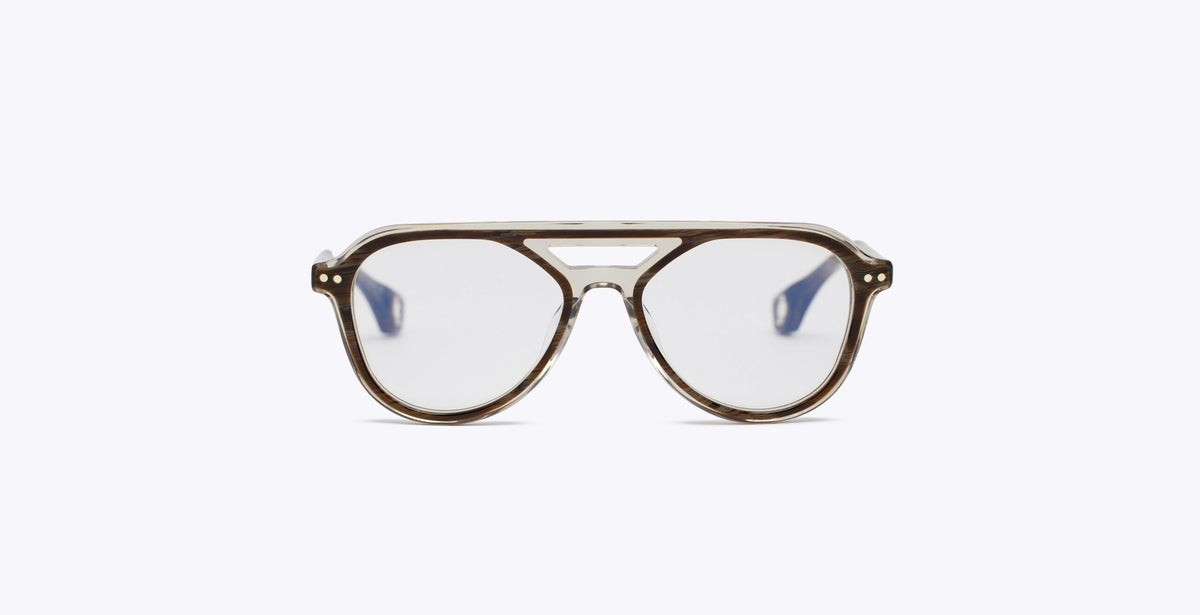Blake Kuwahara Spaulding Sunglasses in Brown Horn
